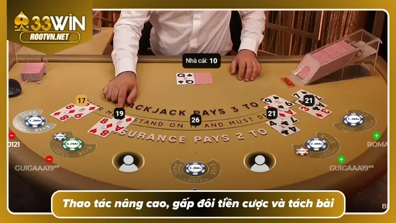 Tính năng gấp đôi tiền, tách đầy hấp dẫn