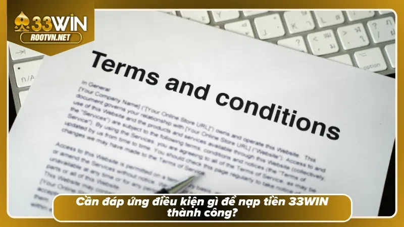 Các điều kiện cần có để gửi vốn thành công