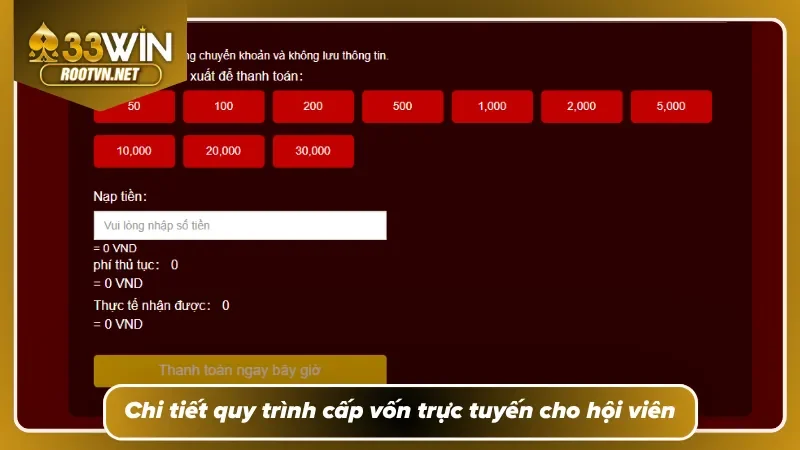 Gửi vốn vào ví chỉ với 4 bước căn bản