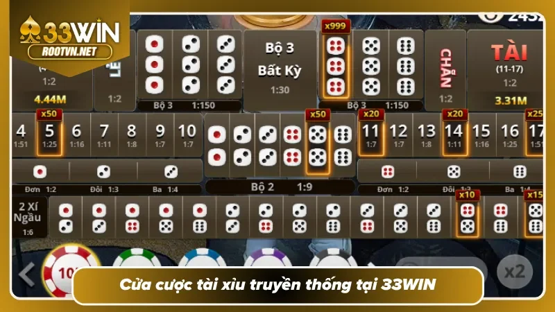 Cửa cược tài xỉu, hàng cổ đánh đổ dân chơi
